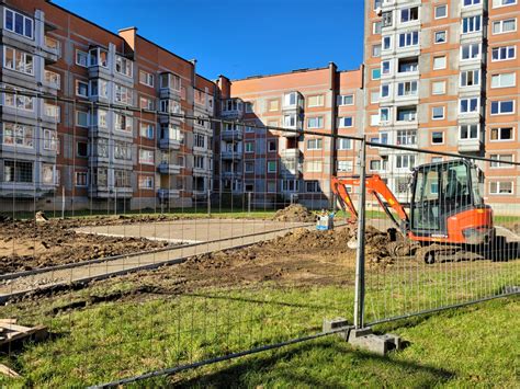 Geokorys aikštelės įrengimas
