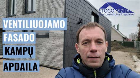 metalinių kampų naudotojo vadovas infografika: kamino ir fasado kampų tipai