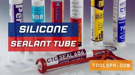 Diagram for HTV TS-85AB and TS-673 usage in silicone seal and tube bonding