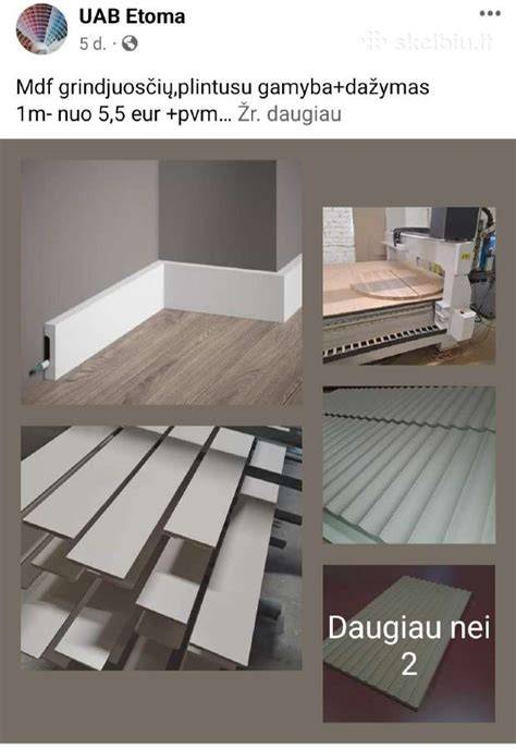 Infografika: MDF grindjuostės pagaminimo procesas