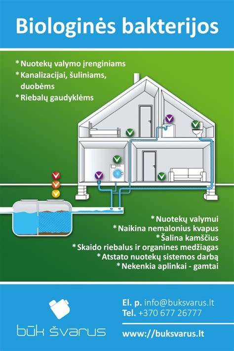 Garų valymo iliustracija kanalizacijai