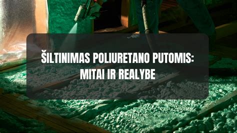 Infografika: Poliuretano putų tipai ir jų taikymo sritis