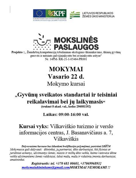 Teisiniai reikalavimai ir montavimo sezoniškumas
