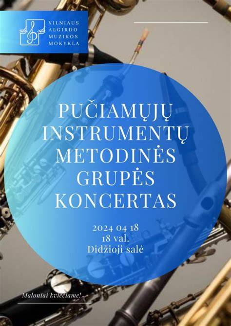 Vizuotos pučiamųjų instrumentų klasifikacijos diagrama
