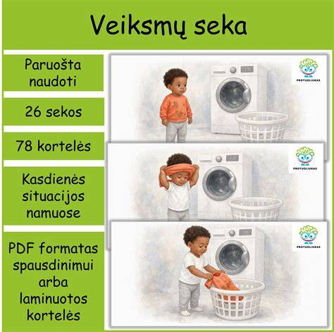 Infografika: Dėmių šalinimo veiksmų seka namuose