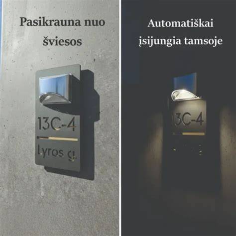 Grindjuostės galutinio vaizdo pavyzdys: MDF su LED apšvietimu
