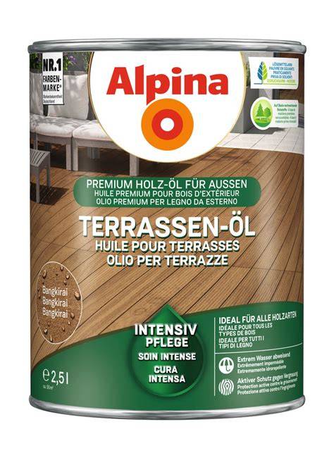 Alpina Öl für Terrassen veikimo pavyzdinė nuotrauka