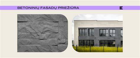 betoninių fasadų tekstūros pavyzdžiai