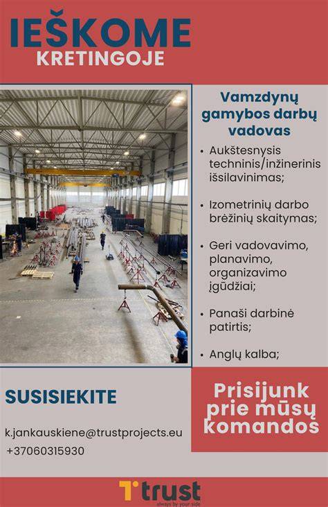 Klijavimo darbų trukmės įvairovė priklausomai nuo apimties