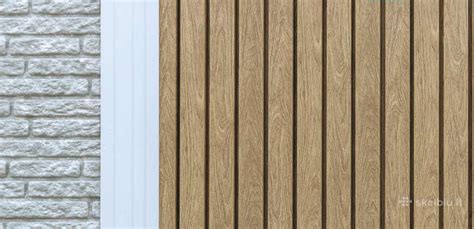 PVC fasado plokščių pavyzdys