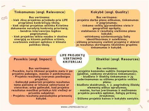 Infografika: Taktilinių gaminių vertinimo kriterijai