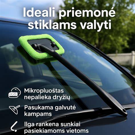 Infografika: Langų valymo su acto santykis