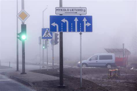 Žemėlapis: Vilniaus vakarinis aplinkkelis ir viaduko statyba su eismo srautų kryptimis