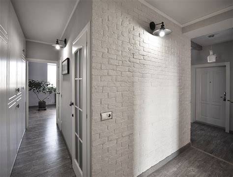 Koridoriaus plytų imitacijos pavyzdys
