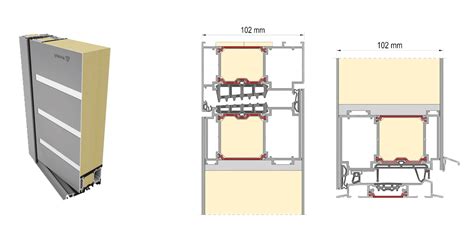 Įsprūdinių durų konstrukcija