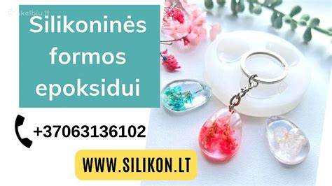Epoksidinės dervos formos - įvairių tipų ir dydžių