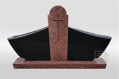 Juodo kinietiško granito paminklo spalva ir blizgesys