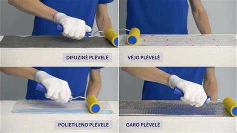 Statybinių plėvelių ir klijų tipai