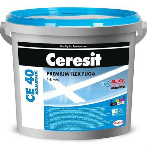 Infografika: CERESIT CE40 glaisto savybės ir naudojimo žingsniai