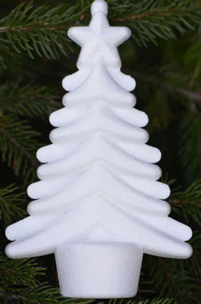 Putų polistirolo eglutė dekoravimui