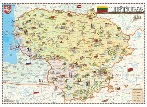 Žemėlapis, rodantis Lietuvos didmiesčius ir jų poziciją dėl atliekų tvarkymo naujovių