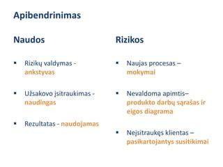 Klaidos rizikos laipsnių diagrama