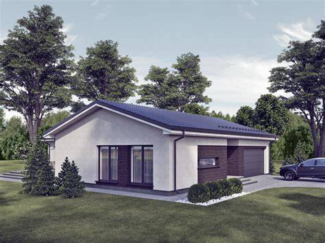 Įgyvendinti kaimo namų projektai su šiuolaikiškomis medžiagomis