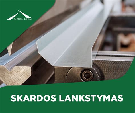 Gamybinė linija skardos lankstinių gamybai
