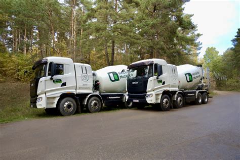 Betono pristatymo automobilis