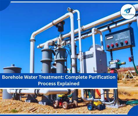 Scheme of filtration options in boreholes: clay granules, PVC pipes, and gravel fill