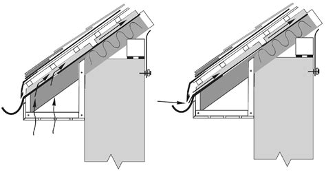 scheminis pavaizdavimas apie garų izoliaciją ir ventiliacijos tarpą stogo konstrukcijoje