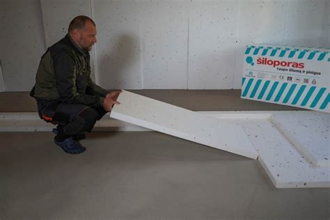 Schematinis putų polistireno (EPS) sandaros pavaizdavimas