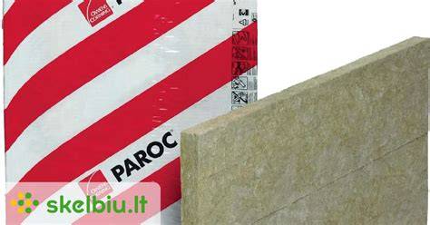 Schema: PAROC Ultra montavimo procesas karkasiniuose ir mūriniuose atitvarose