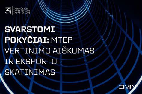 Infrastruktūros, technologijų ir eksporto augimo iliustracija