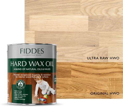 Nuotrauka: Fiddes Hard Wax Oil pakuotės ir dengimo rinkinys
