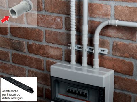 Sandariklis gofruotam vamzdžiui betoninėje sienoje