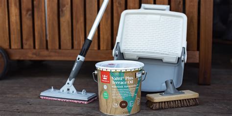 terasos priežiūros įrankiai