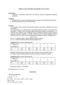 Parametrų nustatymas freze