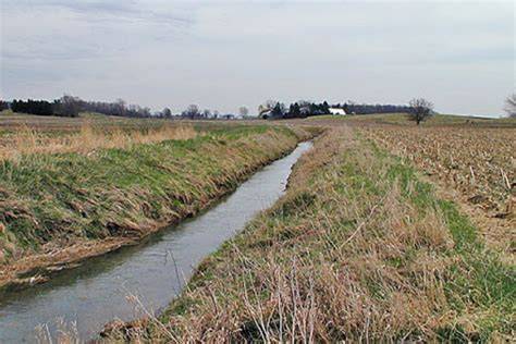 Hidrauliniai vandens srautai ir tėkmės sąlygos melioracijos griovyje