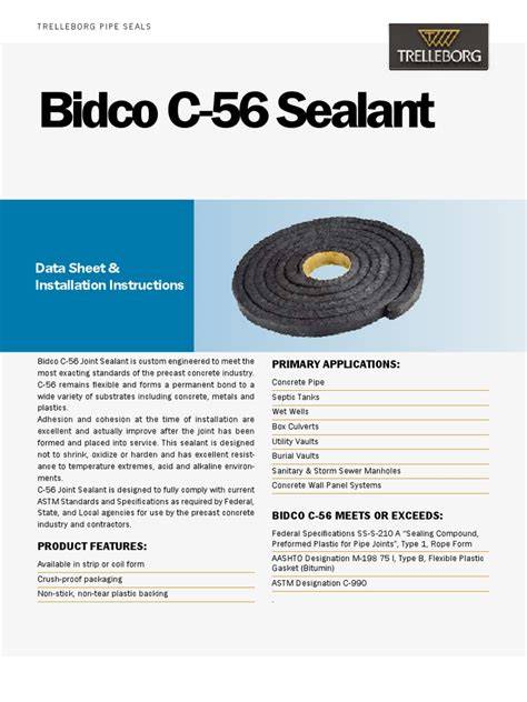 Trelleborg C-56 juostos schema