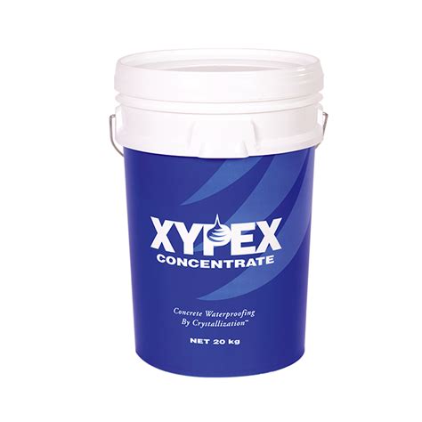 Xypex Concentrate taikymo schema