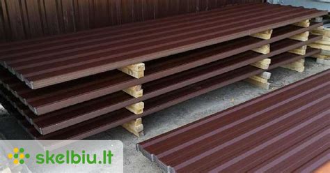 Pavyzdžiai profiliuotos skardos stogams