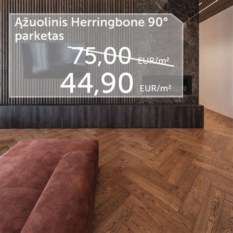 Chevron 45 raštas sumontuotas moderniame interjere