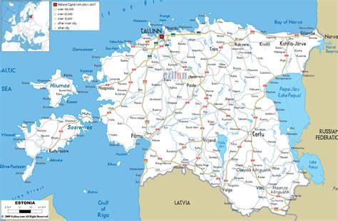 Mapa: Estija - Arcwood gamybos ir logistinių kapacitijų žemėlapis