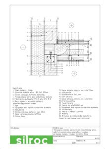 Infografika: Bauroc perdangos modulo schema (armavimo schema, griovelių išdėstymas, armatūros vietos)