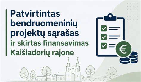 Projektų sąrašo infografika