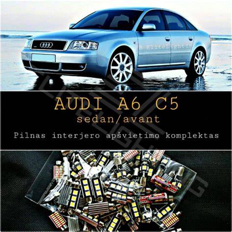 Infografika: Numerių apšvietimo grandinės schema Audi A6 C5