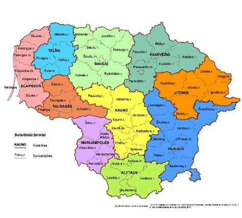 Mapa: Lietuvos regionai ir logistikos tinklas - terasinės lentos pristatymas