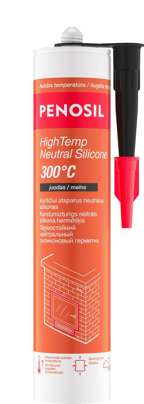 Karščiui atsparus silikonas taikymo sritys (diagrama: temperatūros diapazonai, paviršių tipai, taikymo sritys)