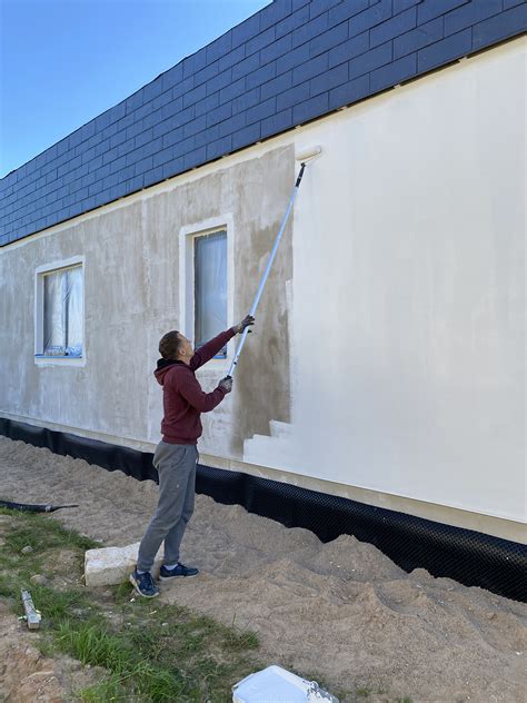 Fasado dažymo procesas